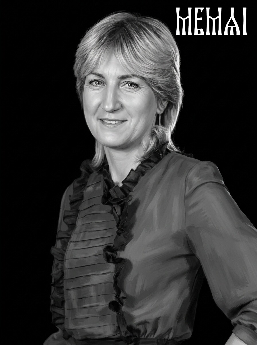 Single portrait extracted and prepped for tumbler photo engraving — after
